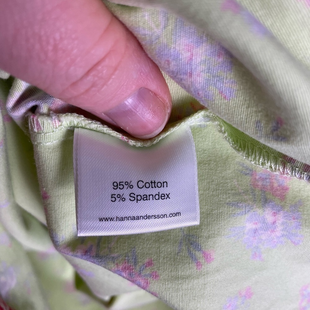 Hanna Andersson Cotton Fairy Feminine dress size 10 Apron dress multi colored - Picture 5 of 7